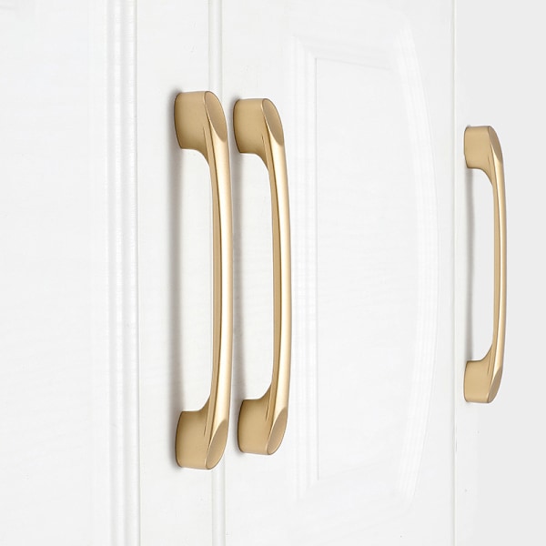 Kaapin vaatekaappi kultainen kahva, kodinhoitotarvikkeiden kahva, kaapin kahva (160 mm)