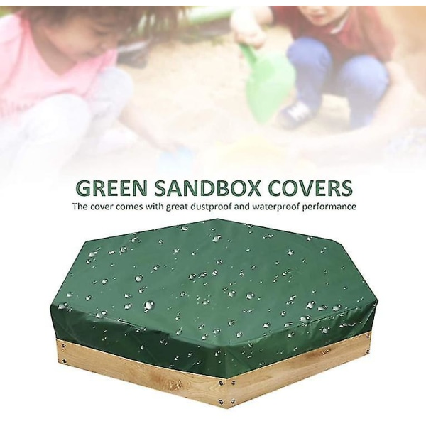 Kuusikulmainen bunkkerin cover, vihreä, 230 * 200 * 20 cm