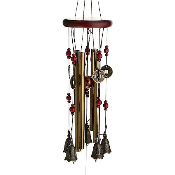 Vindklocka, 4 rör 5 klockor Klockspel Wind Chime