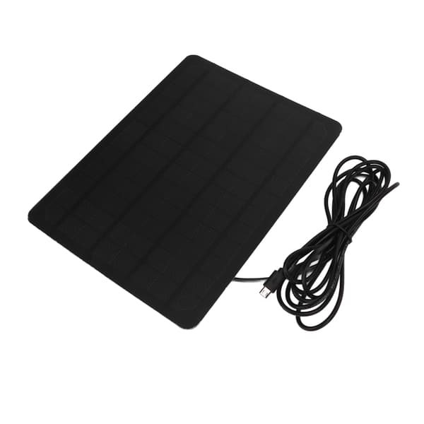 Solcellepanel Strømgenerator Panel Vanntett Panel for Bil Bobil Hjem Utendørs Sikkerhetskamera