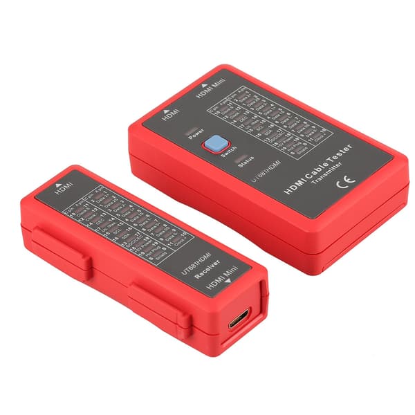 UT681 HDMI Mini HDMI Datakabel Tester - 20 LED-statusindikator