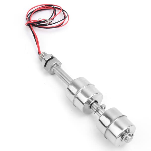 Rostfritt stål Dubbel Boll Float Switch Vattennivå Kontroll Sensor 100 mm