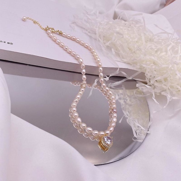Halsband Pearl Vintage Water Droplets Girls&#39; Modesmycken Ac3155 A68
