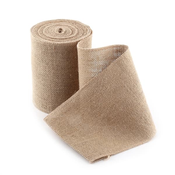 Rustik jute duk - 10 m lengde (15 cm bredde)
