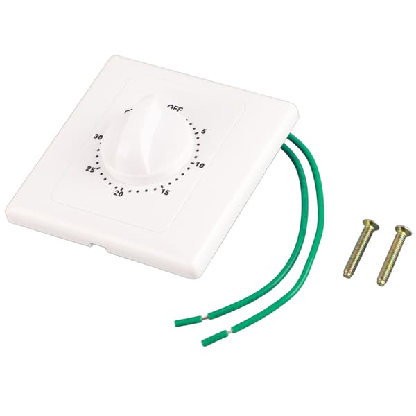 220V AC Mekanisk Pumpe Timer Nedtelling Kontroll 30 Min Veggfeste 86 Panel
