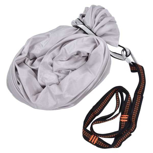 Aerial Yoga Hammock 1X2.8m Andningsbar Elastisk Säkerhet Barn Smärtlindring Grå