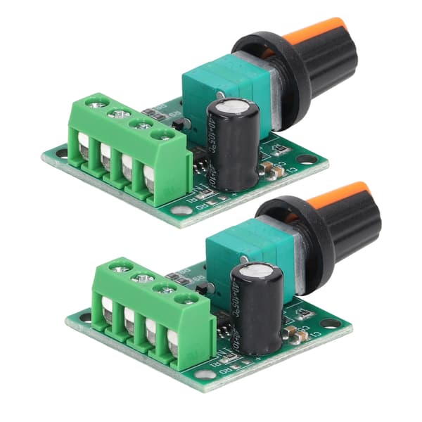 2 Set PWM DC Motor Hastighetsregulator 1.8V-12V för Fläktpump