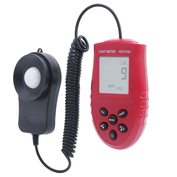 HS1010A Digitalt Lysmeter Høj Nøjagtighed Bærbart Luxmeter Auto Range Fotometer