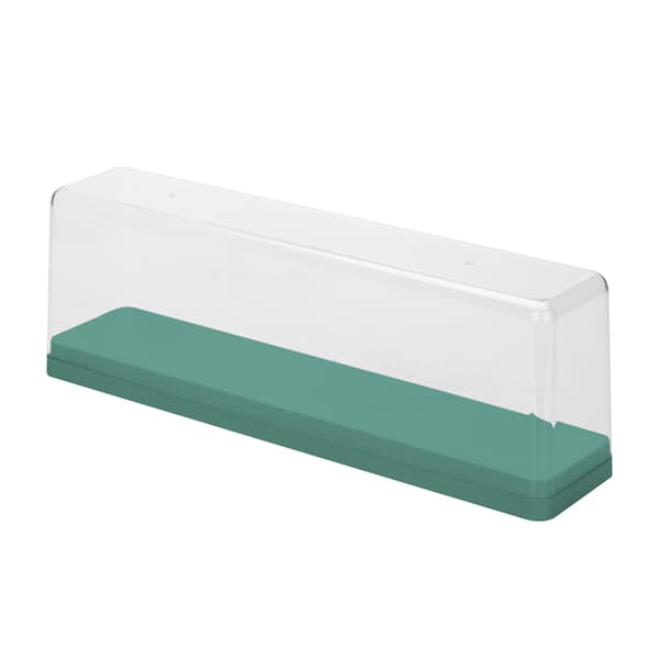 Grön Stapelbar Dammtät Transparent Actionfigur Docka Displayfodral