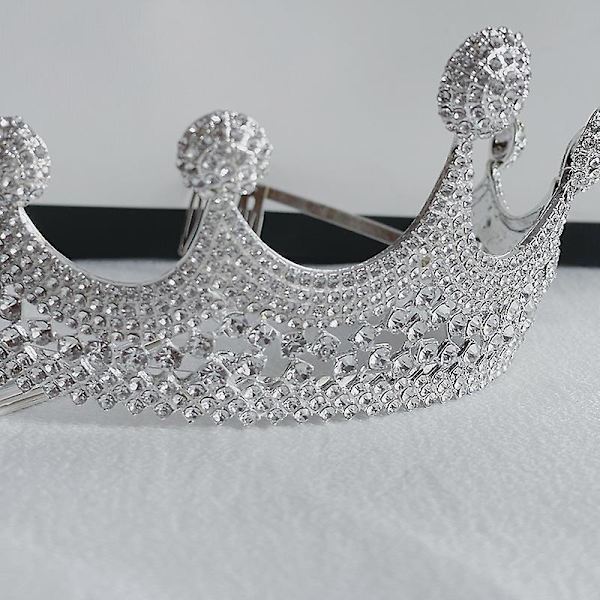 Krone Ornament Brude Bryllup Tilbehør Simple Legering Diamant-besat brudekjole smykker