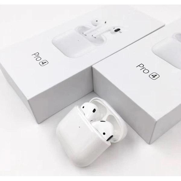 WhitePods trådløse bluetooth headset hvid mini pro4