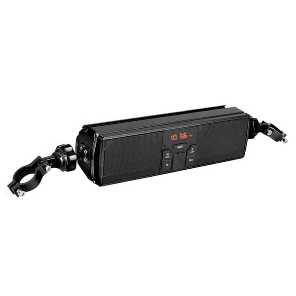 Vandtæt Motorcykel Styr Audio System Sort Anti Side Lyd