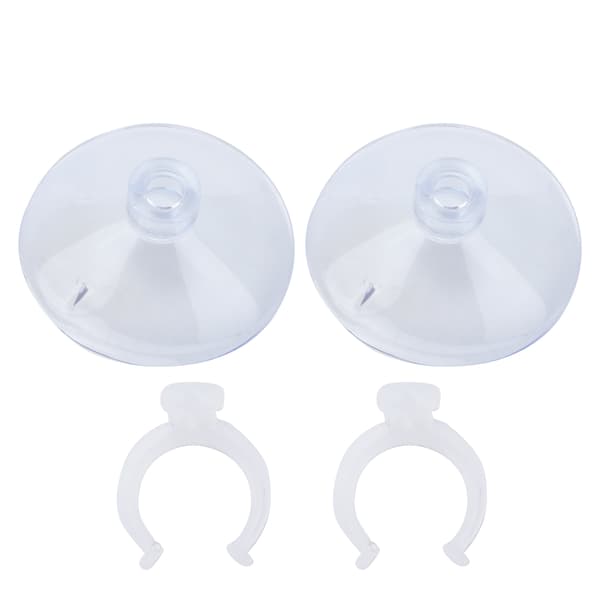 Kraftig akvarium sugekopp med klips 16mm til 22mm