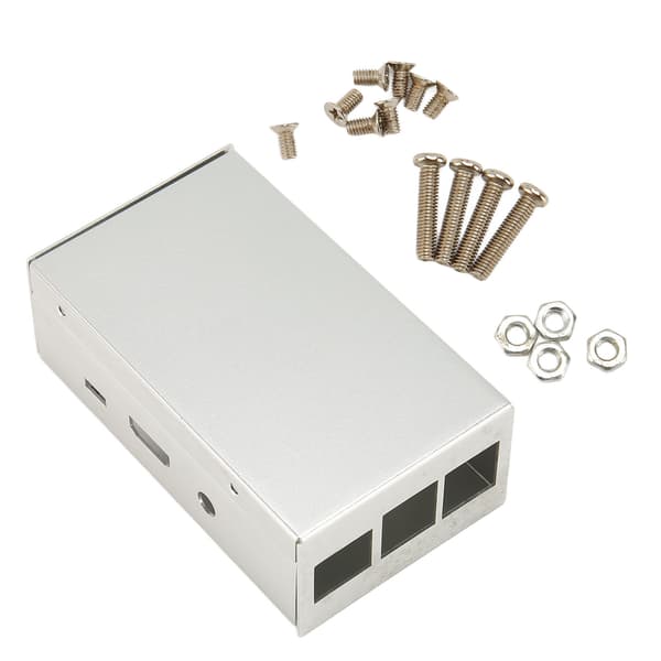 Kylfodral för Raspberry Pi Utmärkt värmeavledning Kylskal i aluminiumlegering för Raspberry Pi 3B+