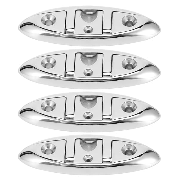 4-pak rustfrit stål foldbare marinebådsklamper 6x2,1 tommer