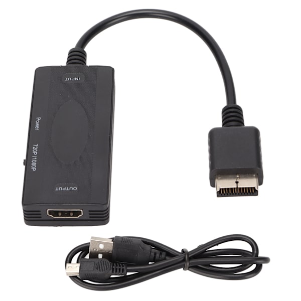 PS2 til HDMI Konverter Adapter Kabel til HDTV Multimedia