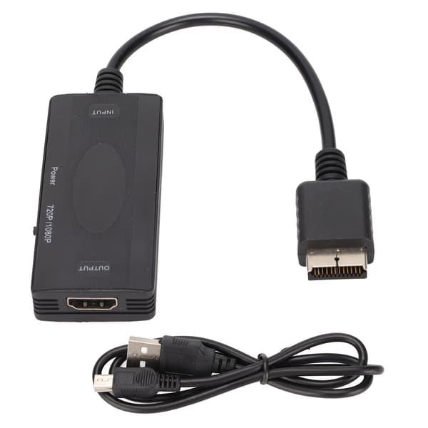 PS2 til HDMI-konverteradapterkabel for HDTV Multimedia