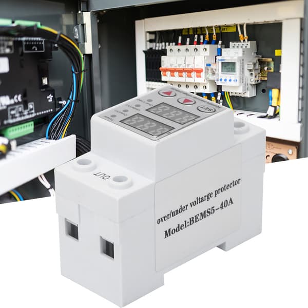 BERM BEMS5 40A 230V Intelligent Digital Överspännings- Överströmsskydd