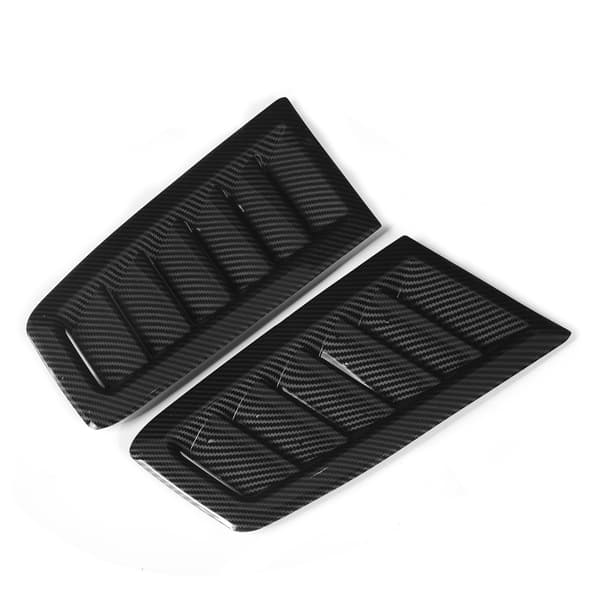 Par af forreste hætteventiler, luftudløb til udskiftning af Focus RS MK2 Style Universal Carbon Fiber Style