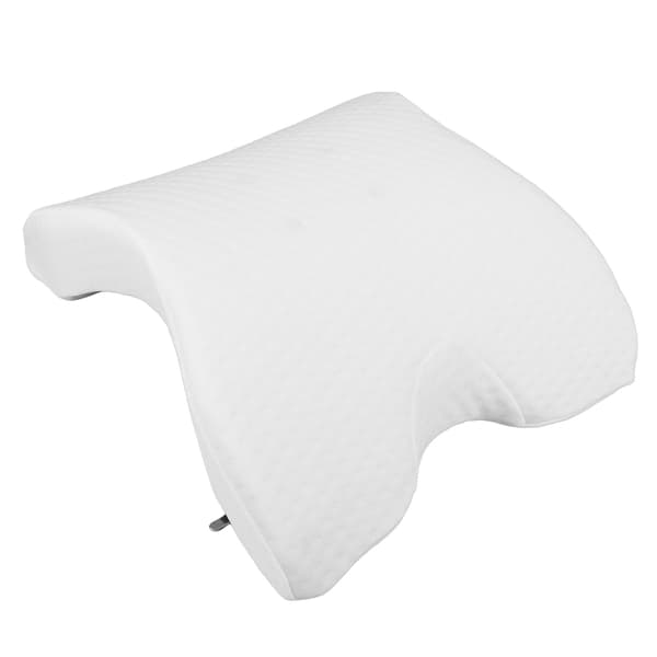 Armpude Slow Rebound Memory Foam U-formet Rejsepude Hvid