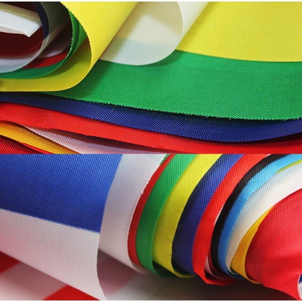 2022 Qatar World Cup String Flag Top 32 Fan Flag 14*21cm Pull Flag (14*21cm (10m/32st)),