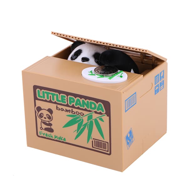 Panda Møntboks Automatisk Pengebesparende Sparegris