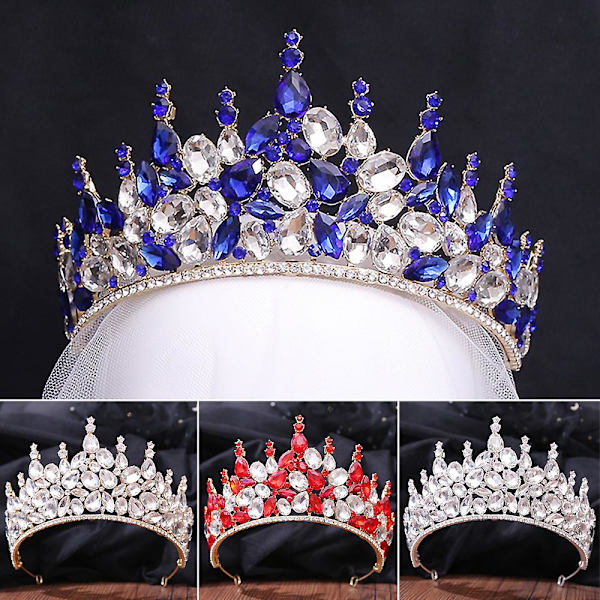 Princess Crown -pääpanta, jossa on pyöreä koukku Hieno pääpantapuku naisille Silver