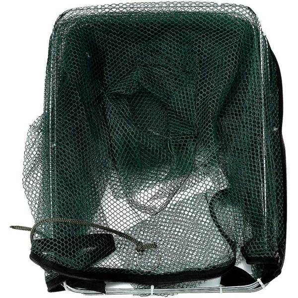 Fisknät, fiskfälla hopfällbart fiskenät, automatiskt fiskenät Nylon räkbur Gjuten krabba Fiskfälla 6/12 hål (design: 6 hål)