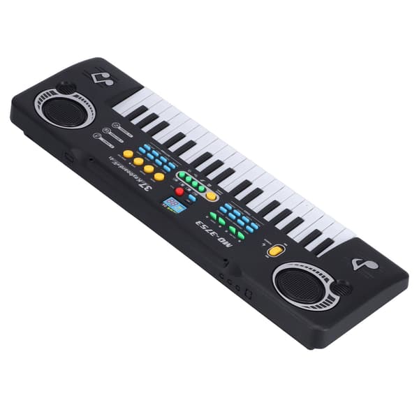 Elektronisk piano for barn, mini 37 tangenter, bærbart multifunksjonelt keyboard for barn som lærer