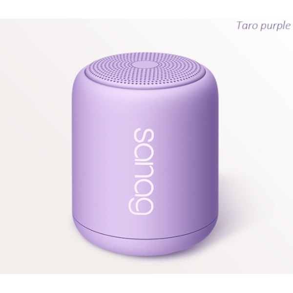 Bluetooth kaiutin, ei ulkokäyttöön vedenpitävää kannettavaa minikaiutinta (vaalean violetti),