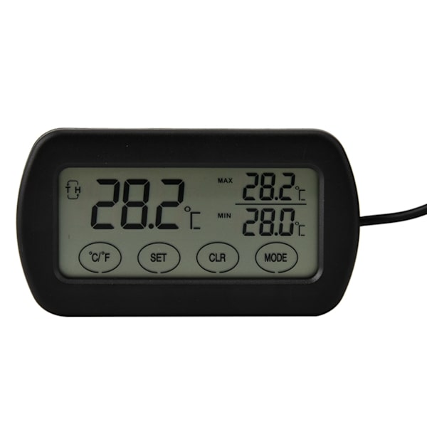 Digital LCD Reptil Ägg Inkubator Termometer Hygrometer