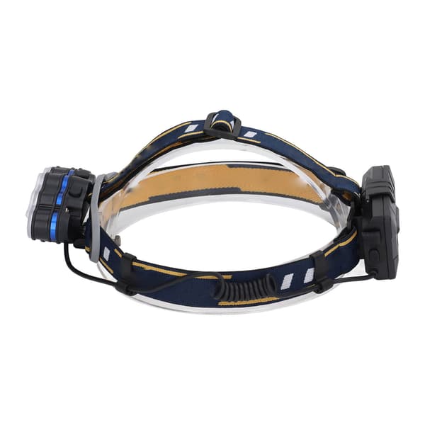 Ladattava Superkirkas IPX4 Vedenpitävä 8 LED Otsalamppu