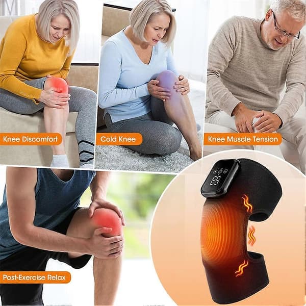 Elektrisk Vibrationsterapi-enhed Ergonomisk Pasform til Skuldersmerter Black