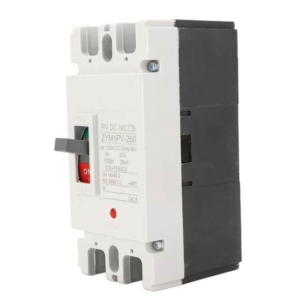 Støpt Kapsling Effektbryter 200A MCCB Solcelle Batteribeskyttelsesbryter 2P DC 1000V