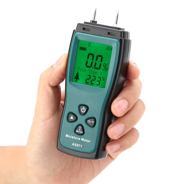 Digitaalinen puun kosteusmittari - SMART SENSOR AS971 (LCD-näyttö, 0~40℃)
