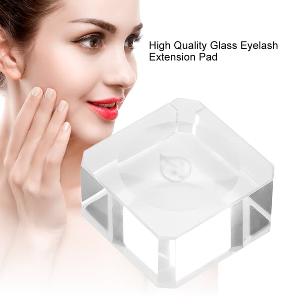 Krystal Eyelash Extension Tool Eyelash Glue Holder Klæbemiddel Stand 3 cm