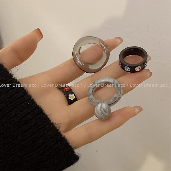 Ring Heart Stud Star Stud Piger&#39; Modesmykker Ac2006
