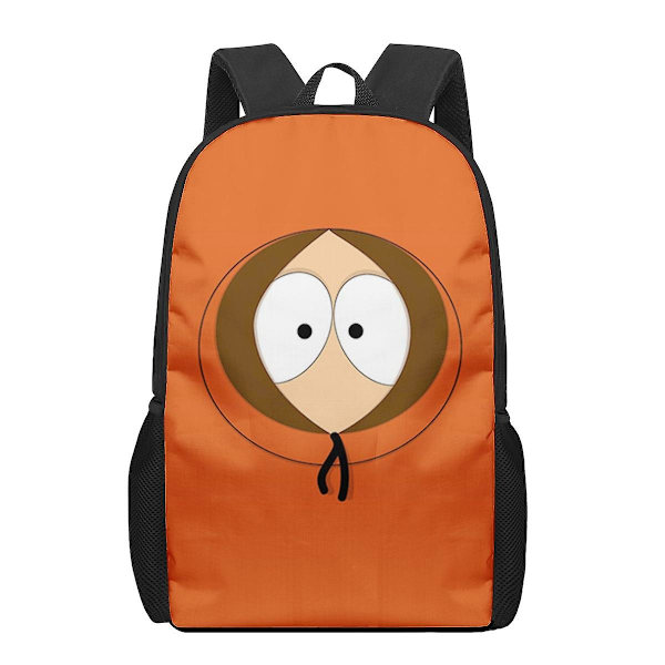 South-park 16 tommer 3d-print Børneskoletasker Ortopædisk rygsæk-10 10
