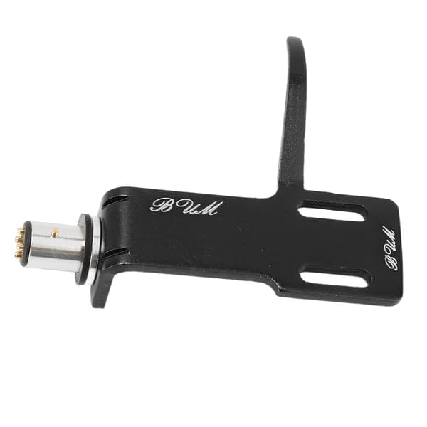 Fonograf Pladespiller Headshell Aluminiumlegering Patronholder Sort