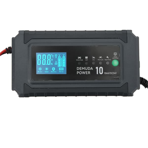 Smart batterilader automatisk intelligent 12V 24V US-plugg 110V
