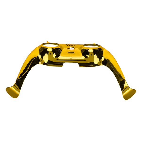PS5 Controller Frontplatta DIY Ersättningsklämma Dekorationsaccessoar med Guld Joystickskydd