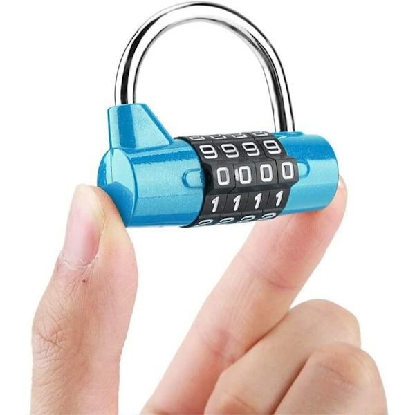 Numeroiden yhdistelmäriippulukko, kuntosalin kaapin lukko, nollattava Heavy Duty -lukko, 54 mm/2,13", ruosteenkestävä nollattava Padlo