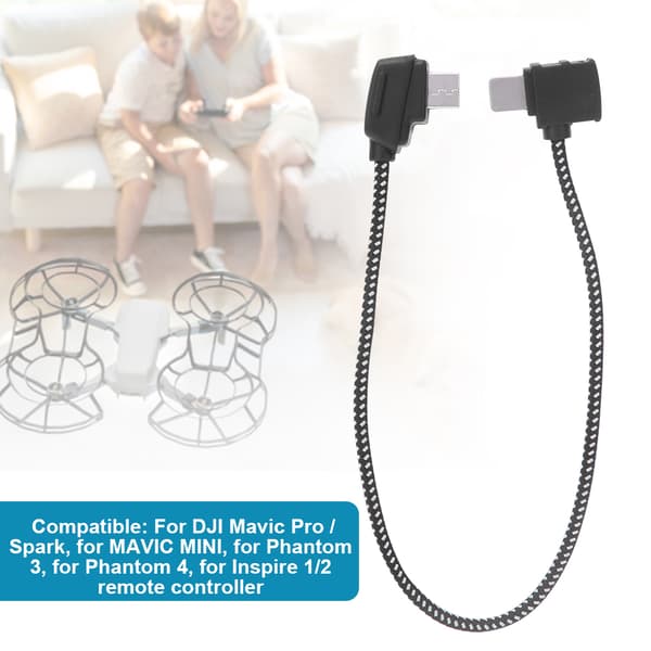 Fjernbetjening Connect Datakabel Linje 207mm / 8.1in til MAVIC MINI til Lightning Interface