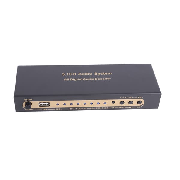 HDMI 5.1CH Digital lyduttrekkeromformer 100-240V US-plugg