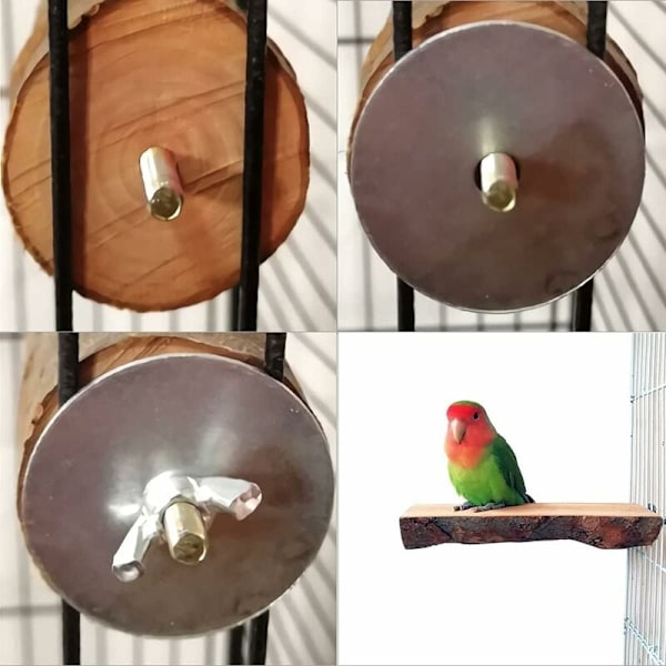 2-osaiset puiset papukaijaahvenet, lintuahvenet, papukaija-ahvenet, arat, kakadut, unulat, unulat, cockatiels, 2 mallia