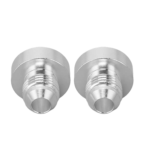 2 stk. AN6 han gevind billet aluminiumslegering universal 1/2in han gevind fitting til rør samling