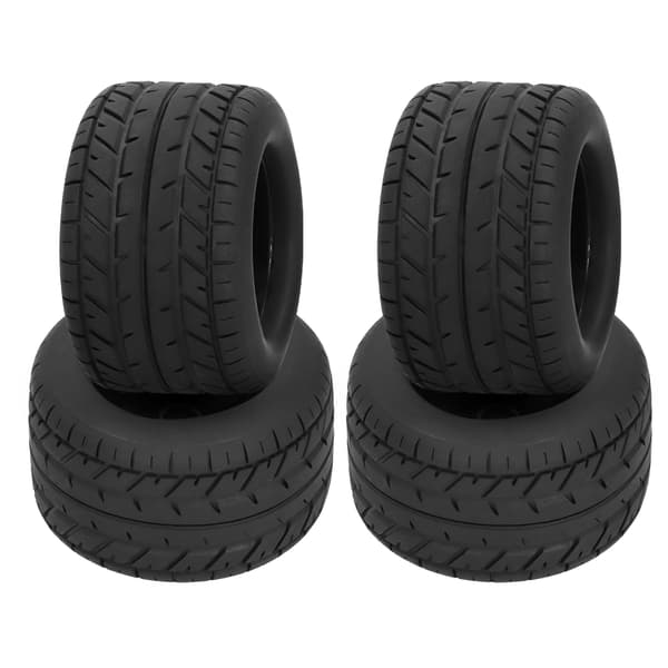 RC biltilbehør - 4 stk. 115 mm hjulfælgsdæk til ZD Racing 1/10 model