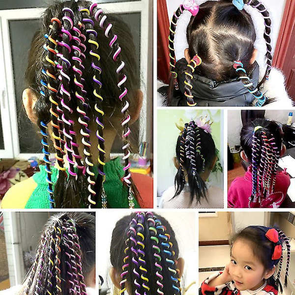 6 Stk Frisørværktøj Hårfletning Twist Curler Styling Bærbar Til Kvinder Dame Multicolour