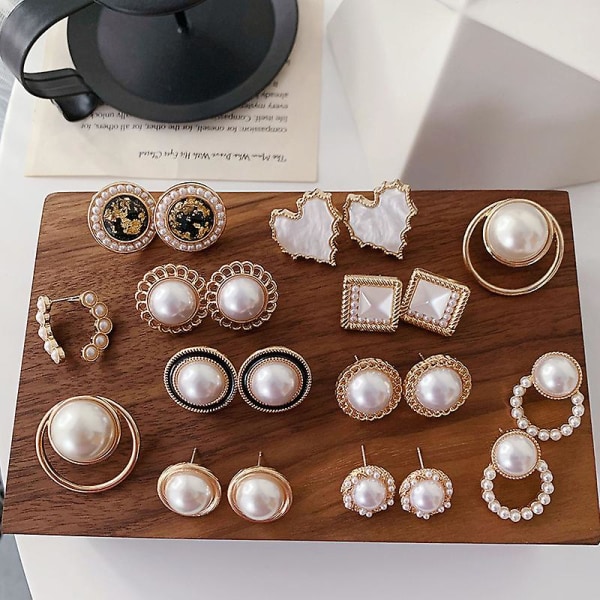 Ørering Pearl Geometry Stud piger&#39; Modesmykker Ac3576 A66