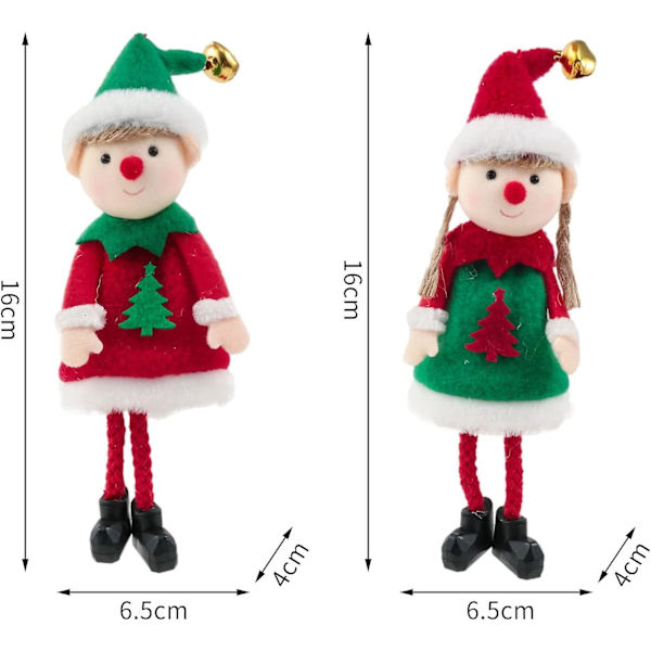 Pieni mini joulutonttunukke Miniatyyri joulutontu, tontut Behavin&#39; Badly Prankster Elf Kit